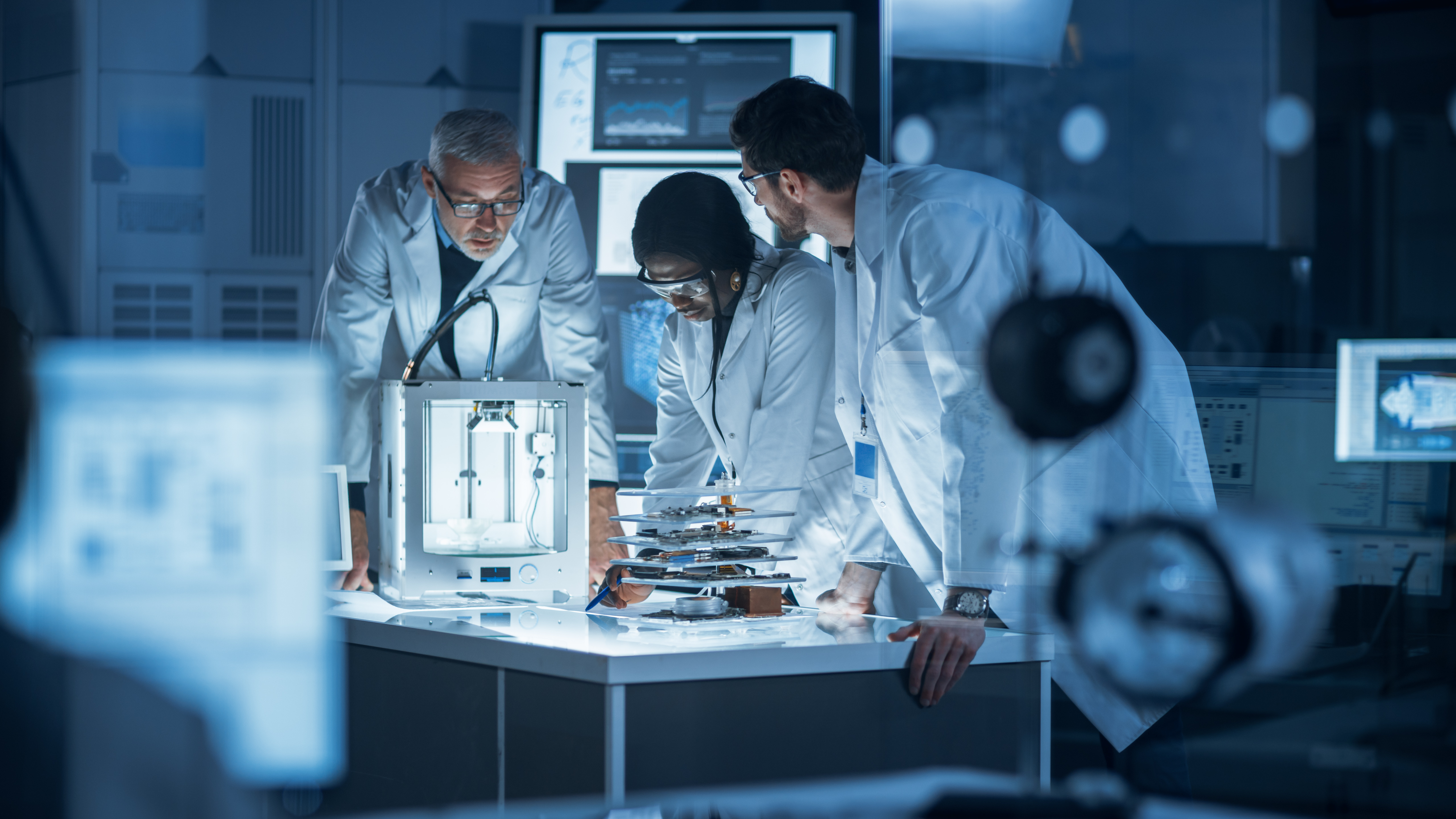 Healthcare and federal procurement teams collaborating on mission-focused delivery